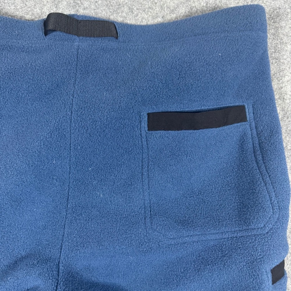 The North Face Fleece Pants Mens Medium Blue Polartec Circular Design Cargo Belt - Picture 5 of 13